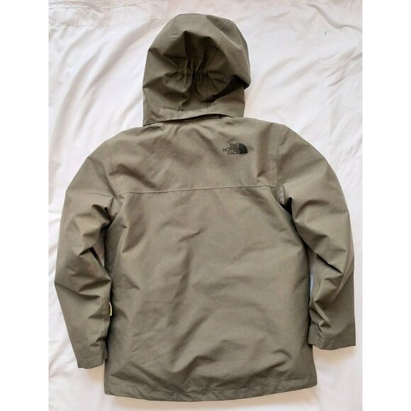 North Face Gortex Boys Winter Jacket Green Yellow  14-16 Large - Picture 7 of 7